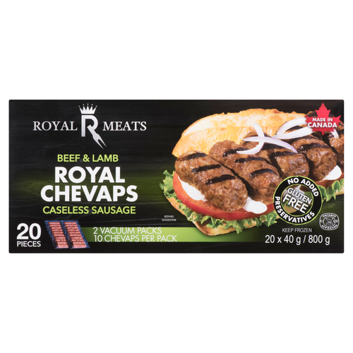 Royal Meats Frozen Beef & Lamb Chevaps