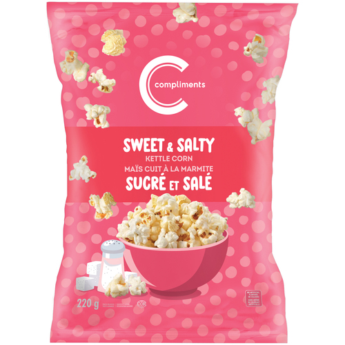 Compliments Popcorn Kettle Corn Sweet & Salty 220 g