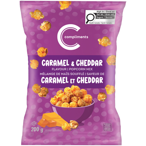 Compliments Popcorn Mix Caramel & Cheddar 200 g