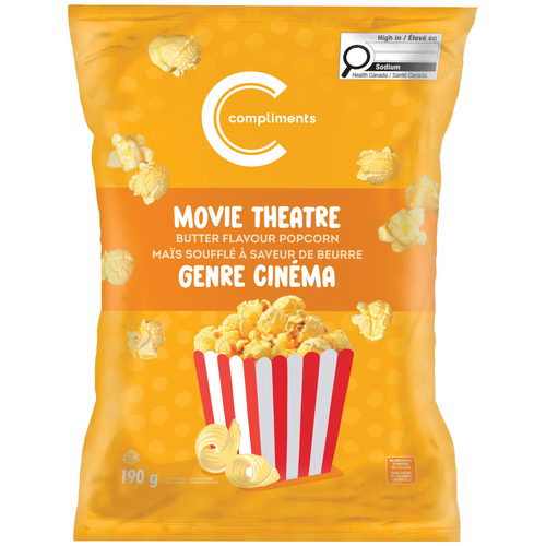 Compliments Movie Theatre Popcorn Butter