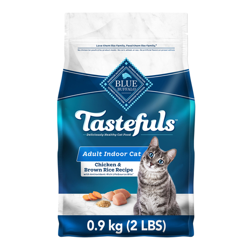 Blue Buffalo Tastefuls Chicken and Brown Rice Adult Indoor Dry Cat Food