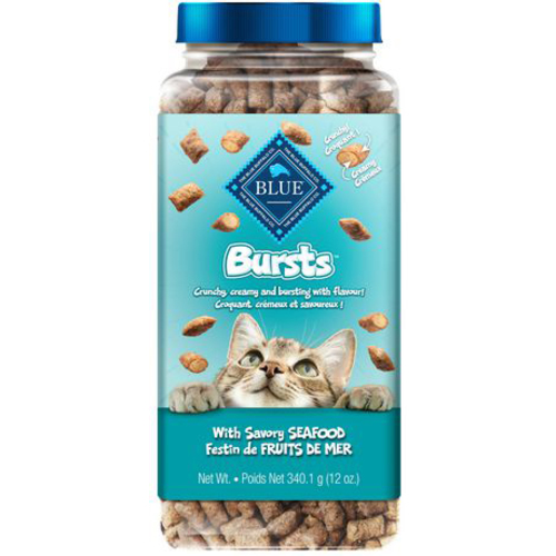 Blue Buffalo Bursts Cat Treats Crunchy Savory Seafood