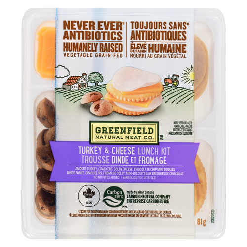Buy Greenfield Natural Meat Natural Lunch Kit Turkey Cheese