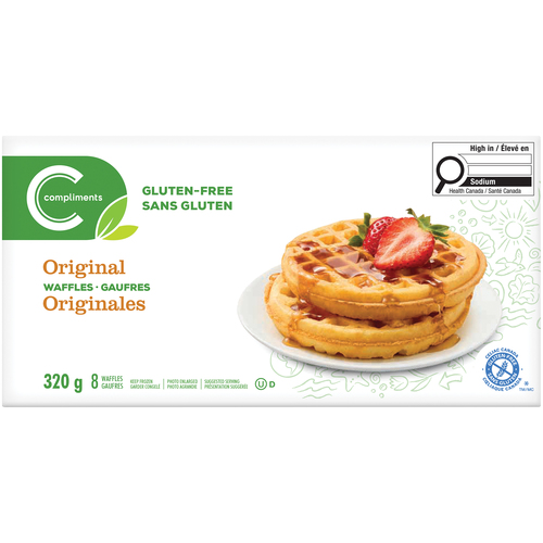 Compliments Gluten-Free Waffles Original