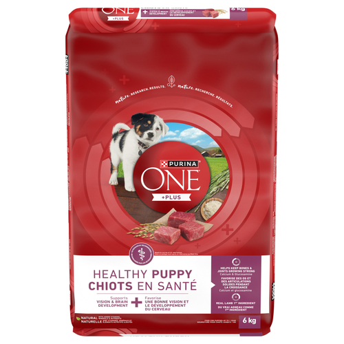 Purina ONE +Plus Dry Puppy Food Healthy Puppy Formula Lamb