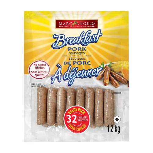 Marcangelo Frozen Breakfast Pork Sausages