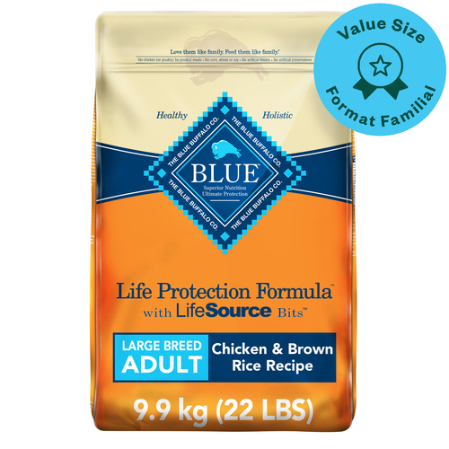 Blue Buffalo Life Protection Formula Natural Adult Large Breed Dry Dog Food Beef and Brown Rice