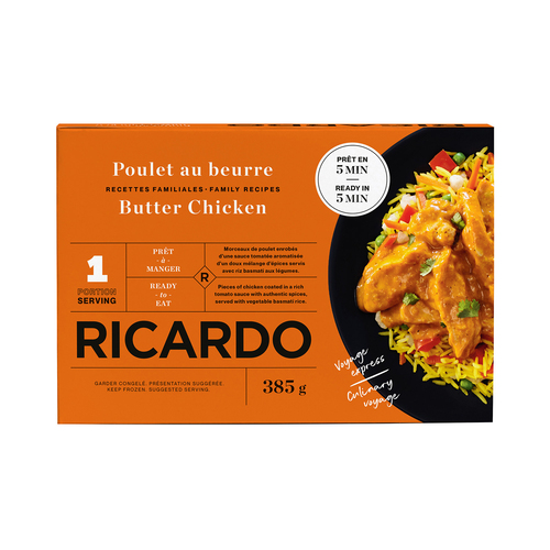 RICARDO Frozen Meal Butter Chicken