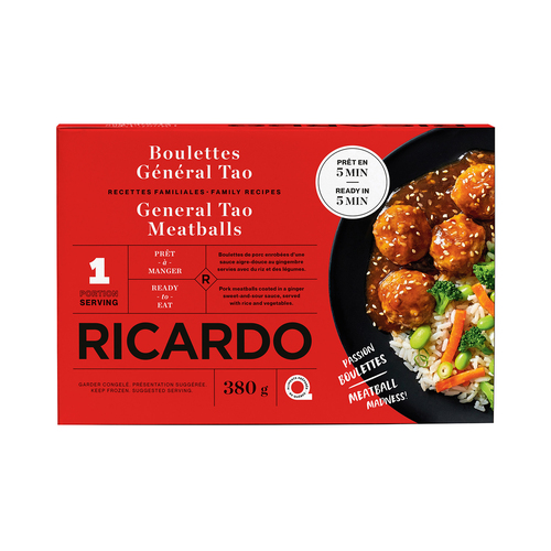 RICARDO Frozen Général Tao Meatballs