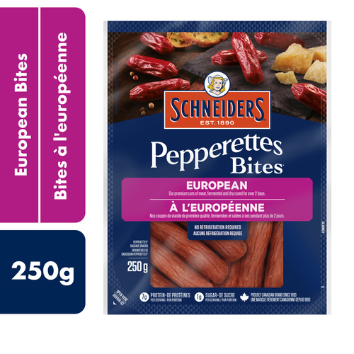 Schneiders Pepperettes Bites Sausage Snacks European