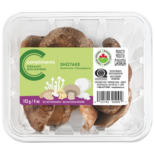 Compliments Organic Shiitake Mushrooms