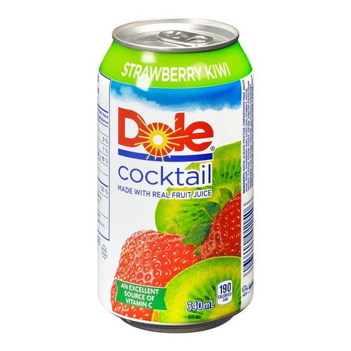 Buy Dole Cocktail Juice Strawberry Kiwi 340 ml (can) | IGA