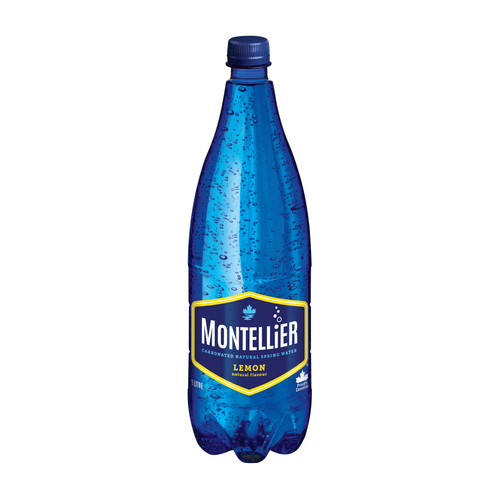 Montellier Sparkling Water Lemon 1 L (bottle)