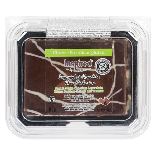Inspired By Happiness Gluten-Free Frozen Layer Cake Dark & White Chocolate