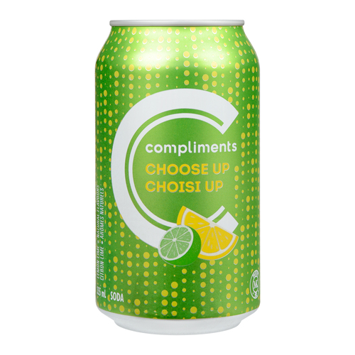 Buy Compliments Soft Drink Choose Up Lemon 355 ml | Safeway Canada