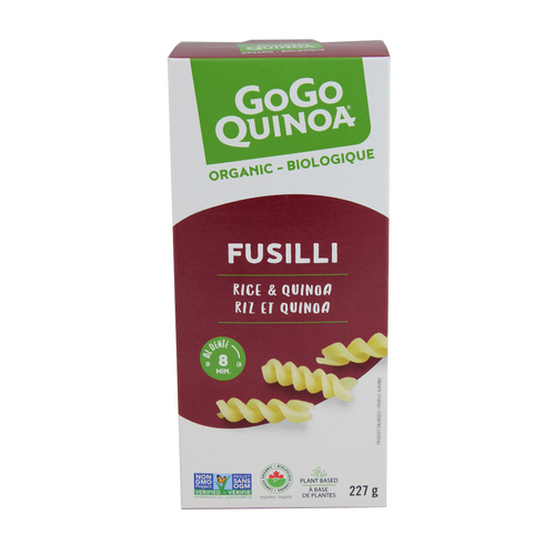 GoGo Quinoa Organic Gluten-Free Pasta Rice & Quinoa Fusilli