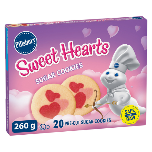 Buy Pillsbury Ready To Bake! Sugar Cookies Sweet Hearts 260 g