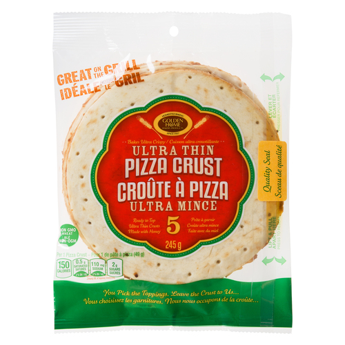 Golden Home Bakery 7in Ultra Thin Pizza Crust