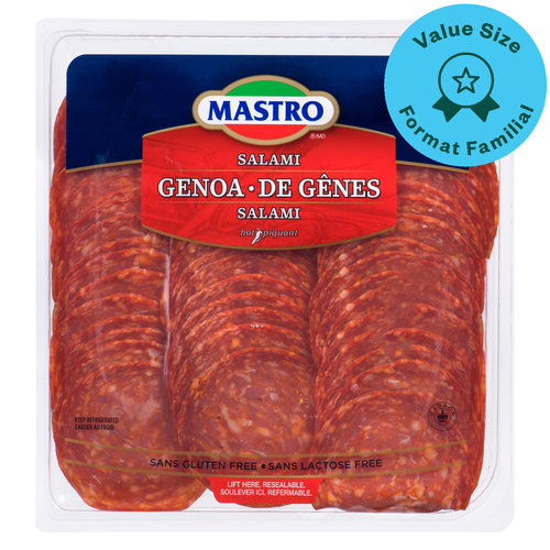 Mastro Genoa Salami Hot Value Size