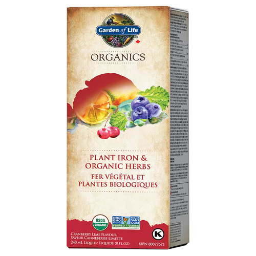 Achetez Garden of Life Fer vgtal et plantes biologique 240 ml | IGA