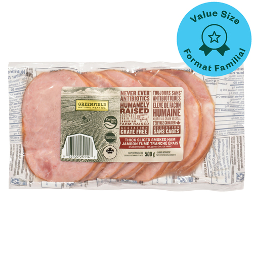 Greenfield Natural Meat Deli Sliced Smoked Ham