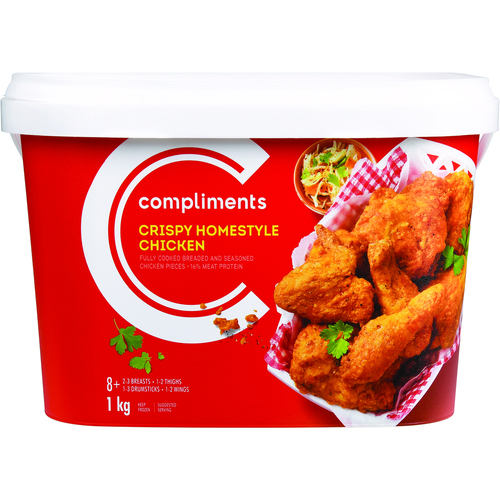 Compliments Frozen Homestyle Chicken Crispy