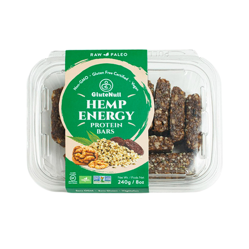 GluteNull Gluten-Free Protein Bars Hemp Energy
