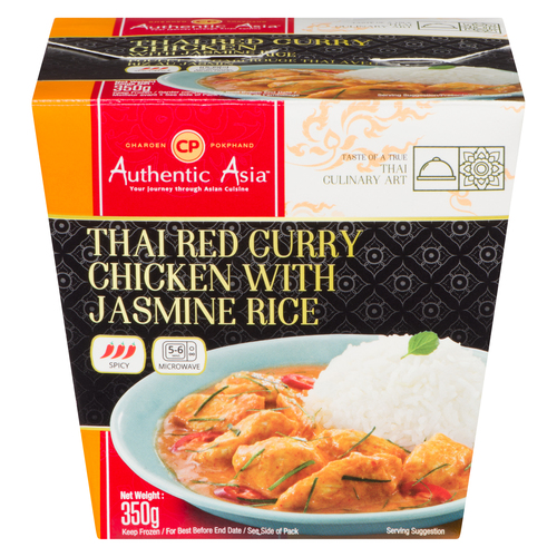 CP Frozen Thai Red Curry Chicken With Jasmine Rice