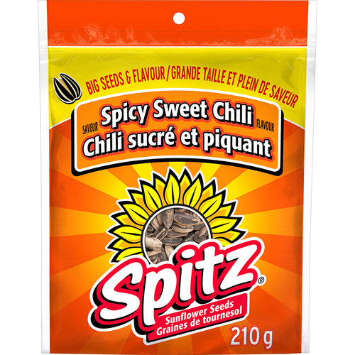 Buy Spitz Sunflower Seeds Spicy Sweet Chili Flavour 210 g | Foodland