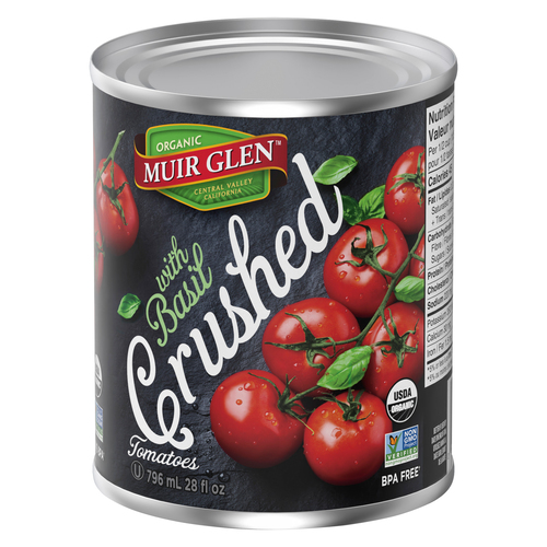 Muir Glen Organic Crushed Tomatoes With Basil