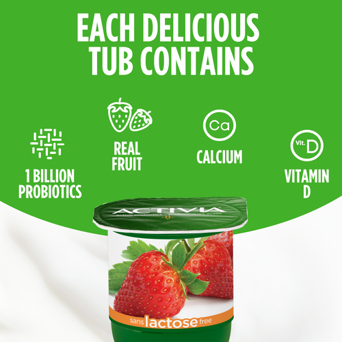 Buy Activia Lactose-Free Probiotics Yogurt Strawberry Blueberry