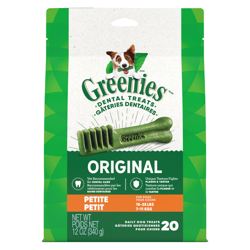 Greenies Natural Dental Care Regular Adult Dog Treats Original