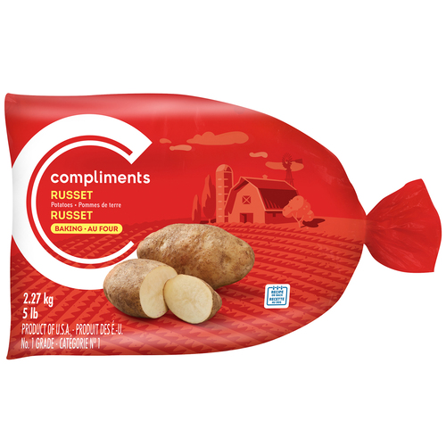 Compliments Baking Russet Potatoes
