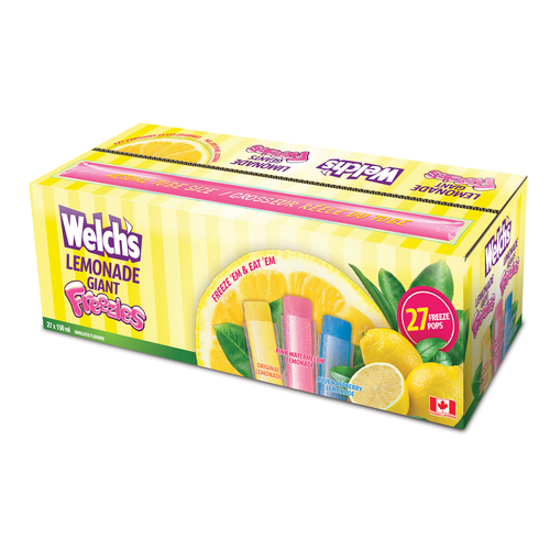 Buy Welch's Freeze Pops Giant Lemonade 27 x 150 ml | Foodland