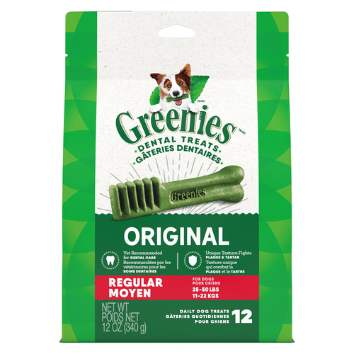 Greenies Natural Dental Care Regular Adult Dog Treats Original