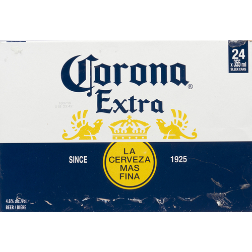 Corona Extra Beer 4.6% Alcohol 24 x 355 ml (cans)