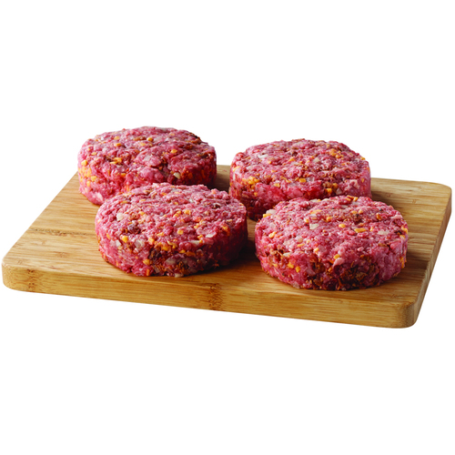Canadian Bacon Cheddar Chuck Burger