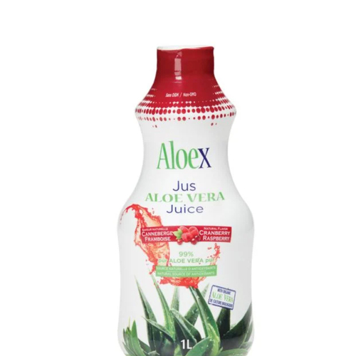 Buy Aloex Aloe Vera Juice Cranberry Raspberry 1 L | IGA