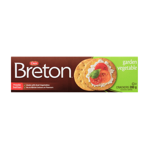 Breton Garden Vegetable Crackers