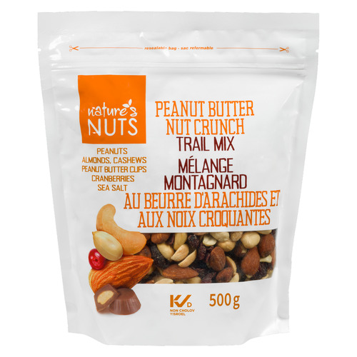 Nature's Nuts Trail Mix Peanut Butter Nut Crunch