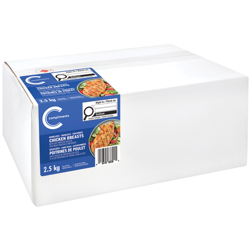 Compliments Frozen Chicken Breasts Seasoned Boneless Skinless