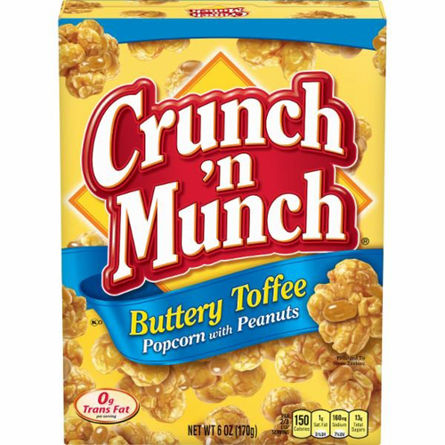Crunch'n Munch Buttery Toffee Popcorn With Peanuts