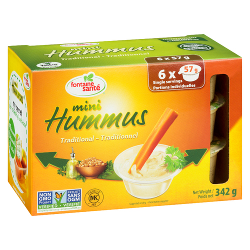 Buy Fontaine Santé Hummus Traditional Mini 342 g | IGA