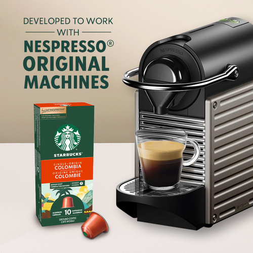 Buy Starbucks Nespresso Coffee Pods Colombia Blend Medium Roast 10