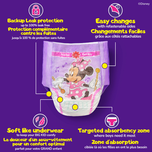 Buy Huggies Pull-Ups Training Pants For Girls Learning Designs