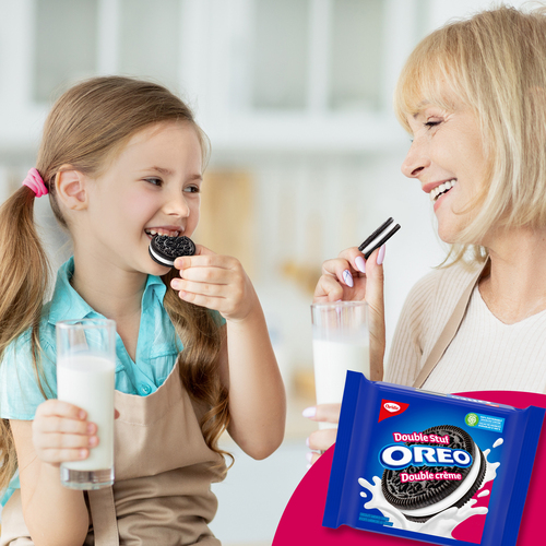 Buy Oreo Sandwich Cookies Double Stuf Chocolate 261 g | Thrifty Foods
