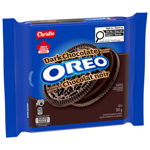 Buy Oreo Sandwich Cookies Dark Chocolate 261 g | Thrifty Foods