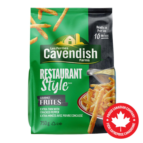 Cavendish Farms Restaurant Style Frites Extra Thin Gourmet Fries