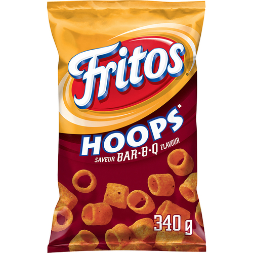 Fritos Hoops Bar-B-Q Flavour Corn Chips