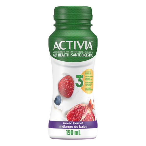 Activia Probiotic Yogurt Smoothie Mixed Berries